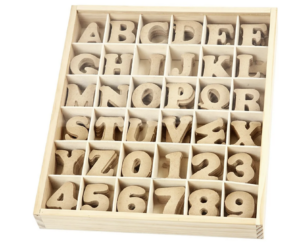 Small MDF Letters, Numbers & Symbols