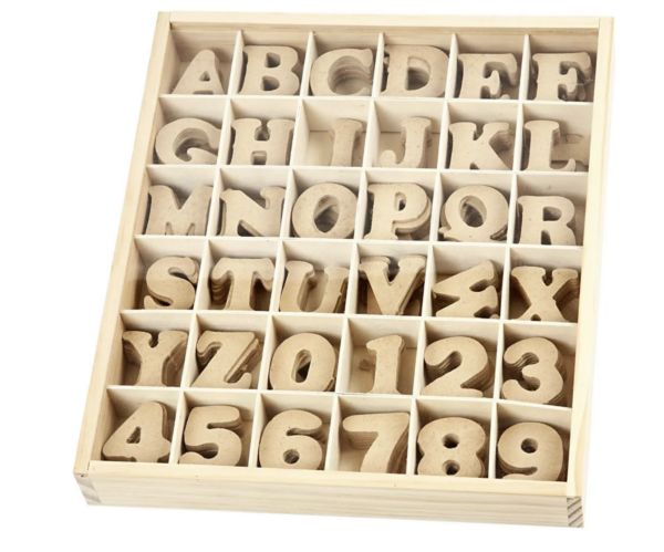 Small MDF Letters, Numbers & Symbols