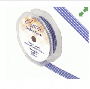 Gingham & Lace Ribbon