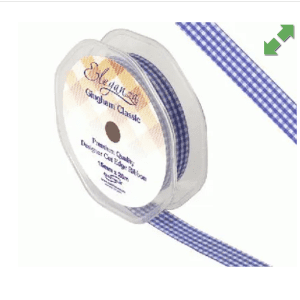 Gingham & Lace Ribbon