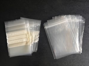 Grip seal (Self Seal) Clear PolyThene (LDPE) Bags "GRIPWELL" - 100% Virgin