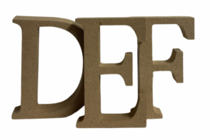 Medium MDF Letters, Numbers & Symbols
