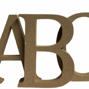 Large MDF Letters, Numbers & Symbols