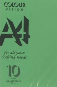 Coloured Card & Paper