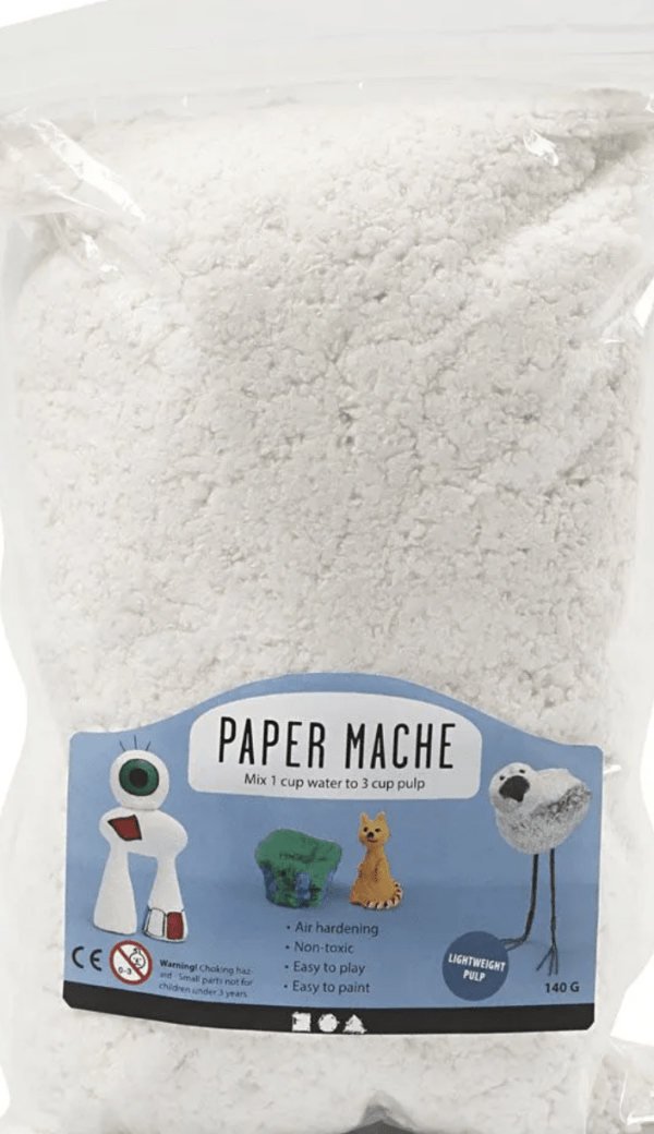 Paper-Mâché Pulp In Bag - 140g